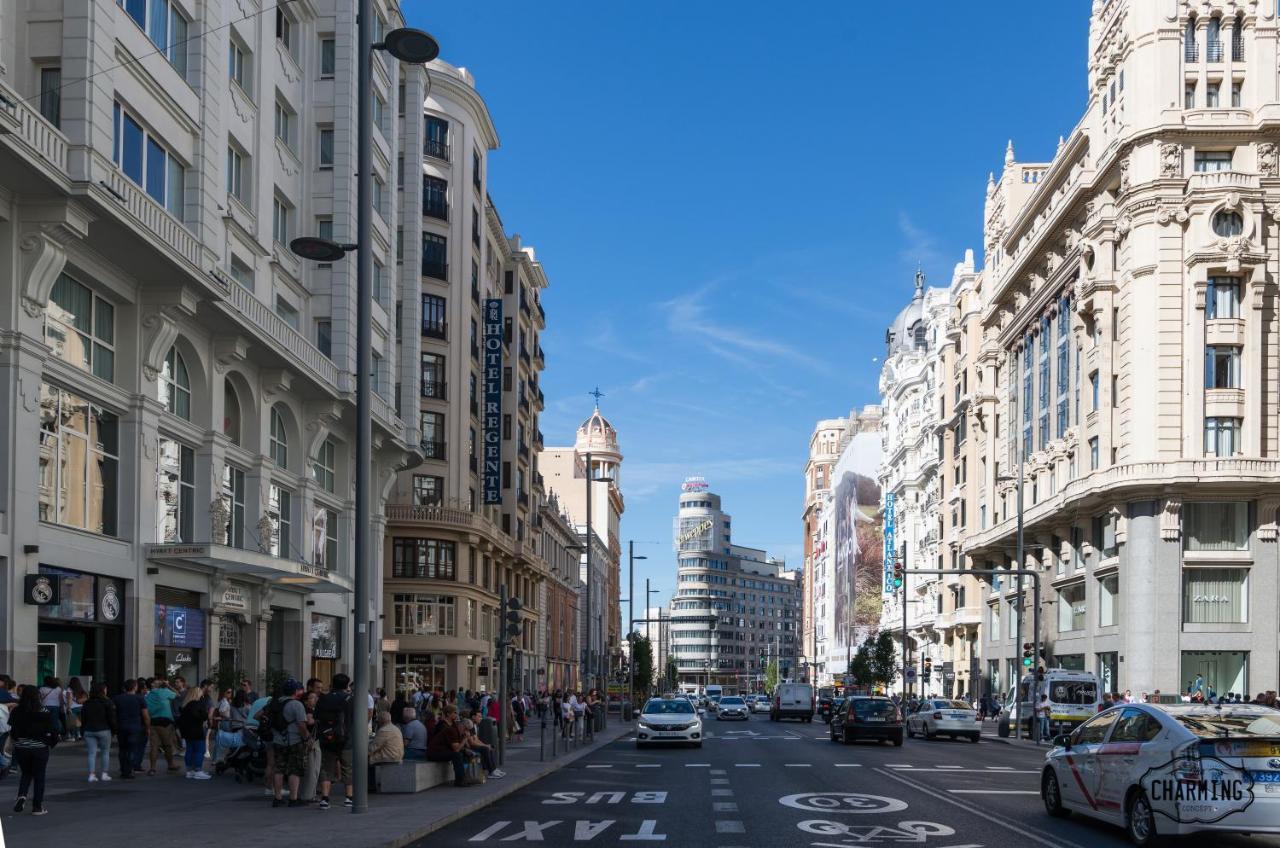 Apartamento Charming Gran Vía Center Madrid Exterior foto