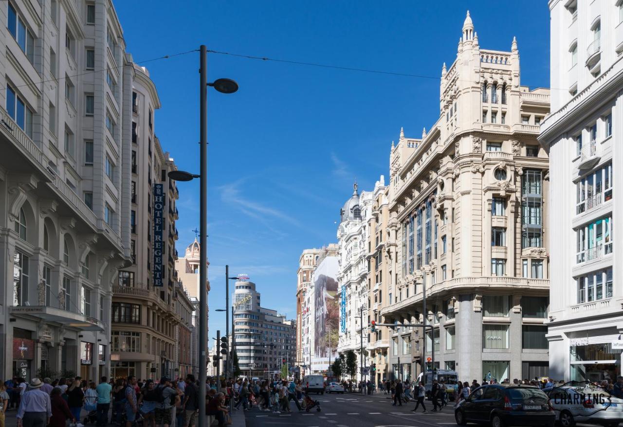 Apartamento Charming Gran Vía Center Madrid Exterior foto